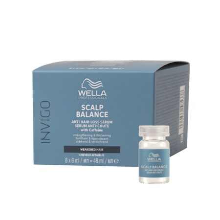 웰라 프로페셔널 스칼프 밸런스 안티헤어로스 세럼 8x6ml