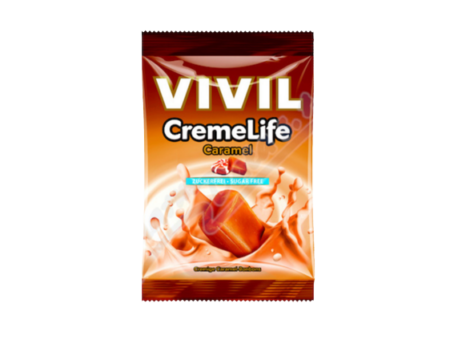 독일 비빌 Vivil 크림 카라멜 무설탕 캔디 60g