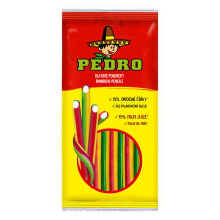 프라하 페드로 젤리 유럽 PEDRO 젤리 - 스틱 무지개 80g