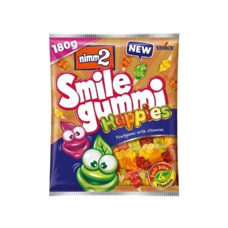 스톡 님투 스마일구미 젤리 해피스 180g (대용량) - Nimm2 Smile Gummi