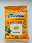 리콜라 진저 오렌지 Ricola 스위스 무설탕 허브캔디 75g 대용량