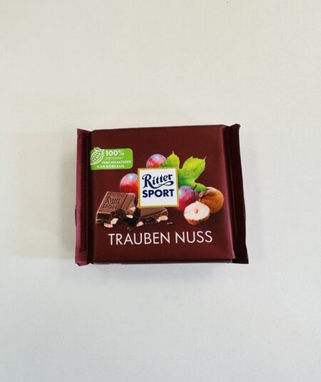리터 스포트 건포도 헤이즐넛 초콜릿 Ritter sport 100g