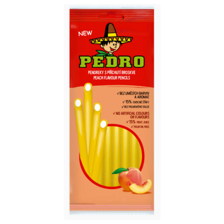 프라하 페드로 젤리 유럽 PEDRO 젤리 - 스틱 복숭아 80g