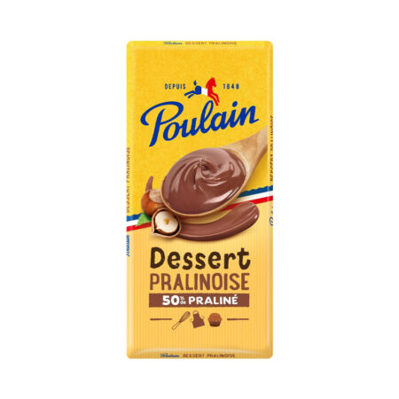 프랑스 폴리안 Poulain 디저트 50% 누가 초콜릿 180g