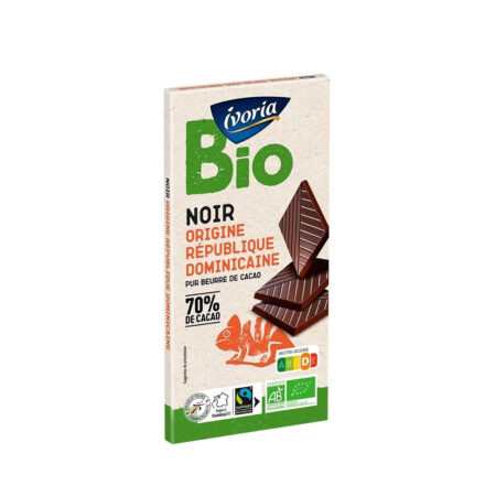 프랑스 Ivoria BIO 70% 다크 초콜릿 도미니칸 리퍼블릭 100g
