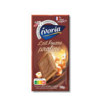 프랑스 Ivoria BIO 밀크 초콜릿 프랄린 헤이즐넛 필링 150g