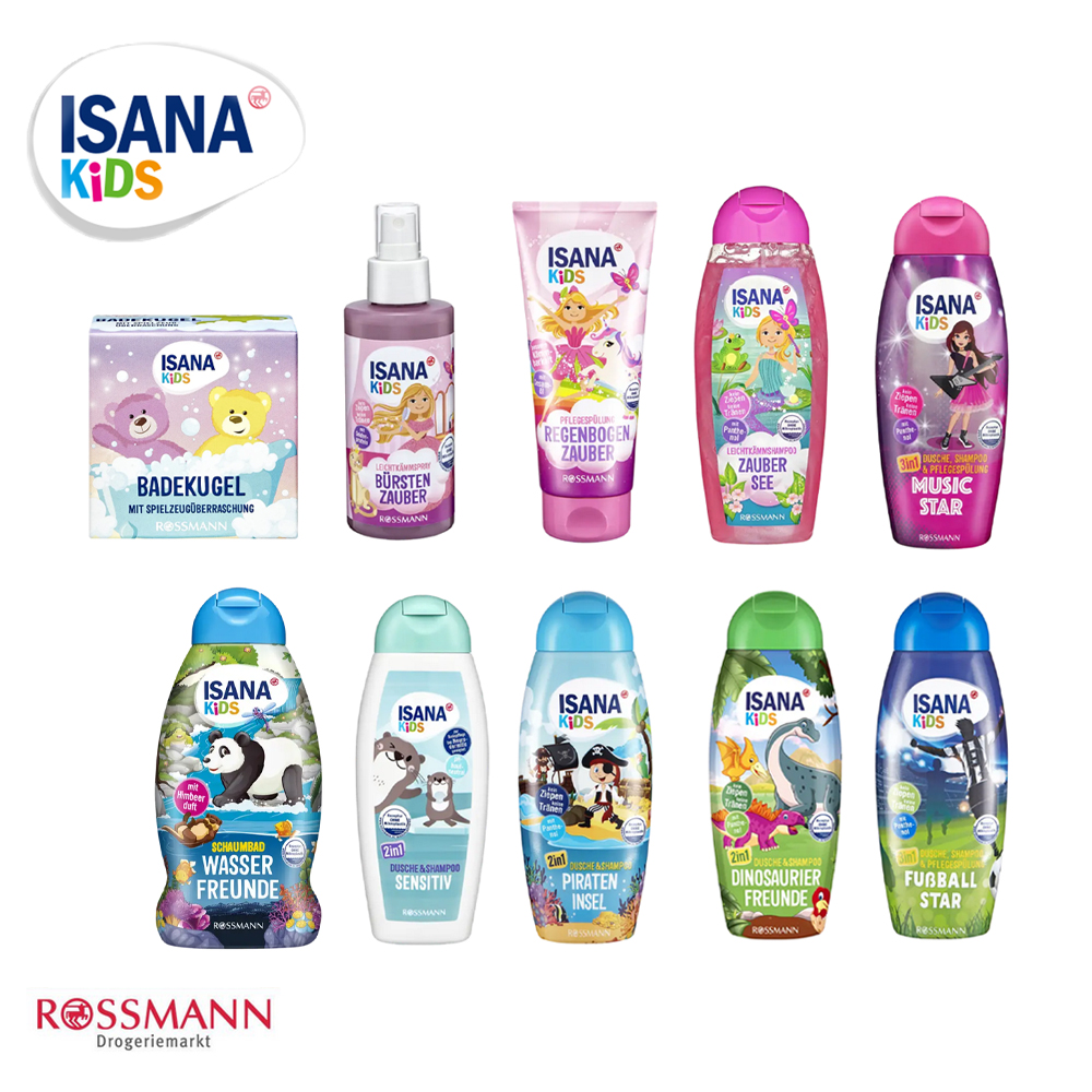 ISANA Kids 3in1 Shower Gel Music Star 뒷면
