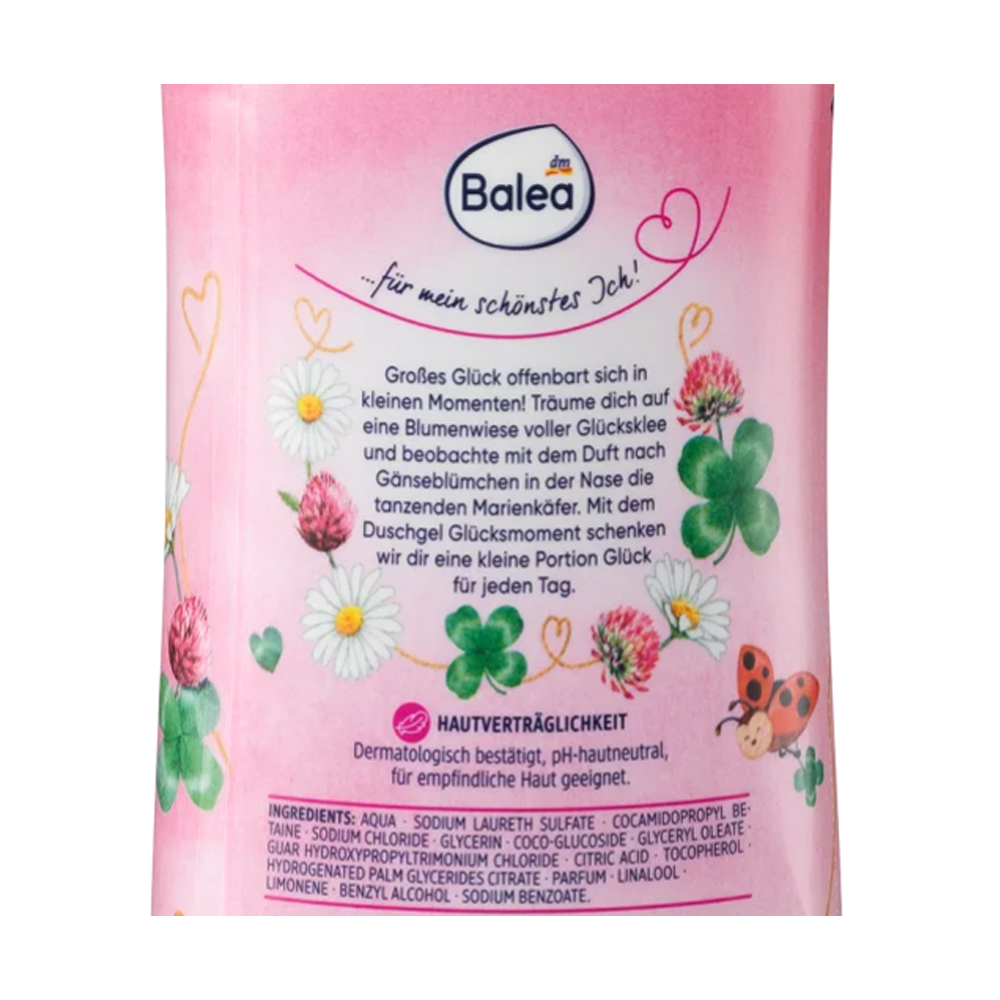 독일 DM 발레아 레이디버그 꽃향기 샤워젤 300ml