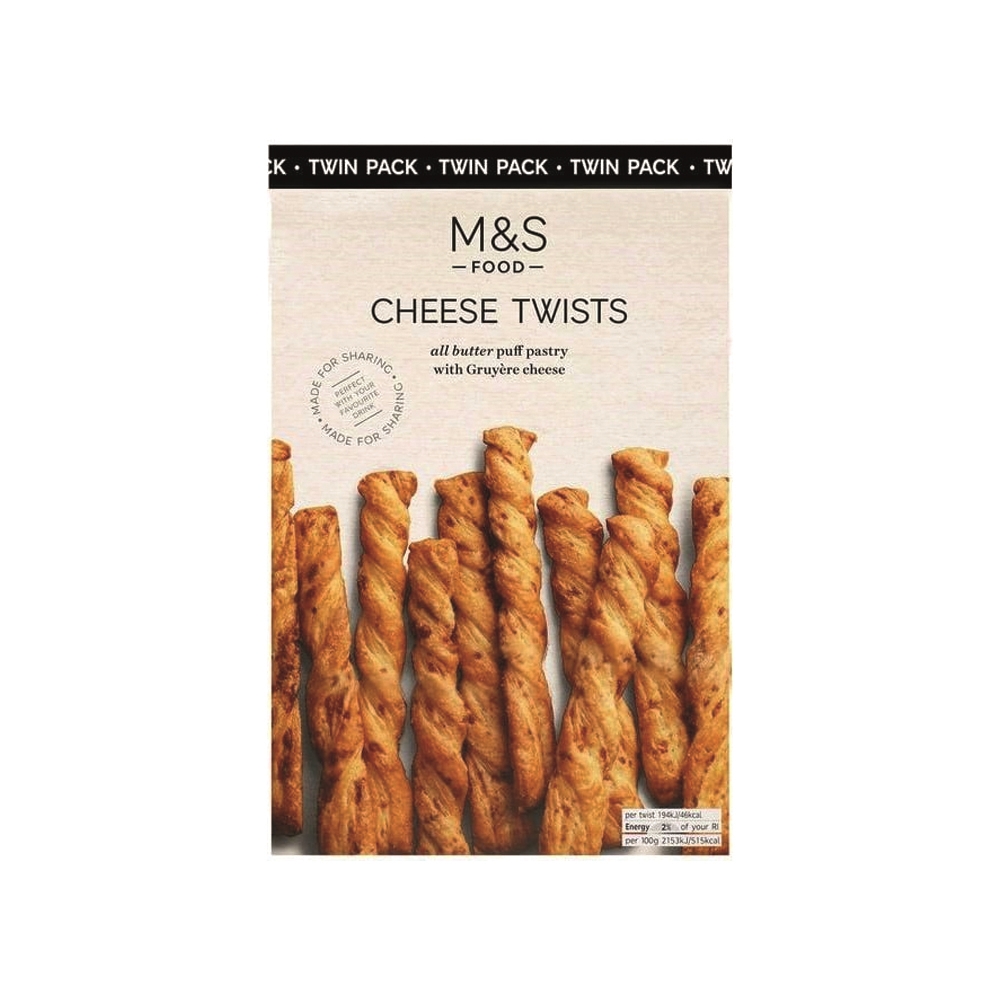 M&S 막스앤스펜서 그뤼에르 치즈 맛 바삭한 패스트리 버터 스틱 250g 듀오팩