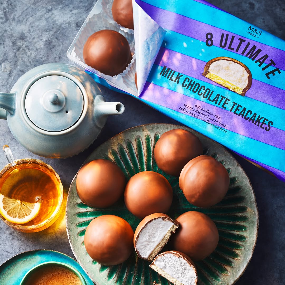 M&S 막스앤스펜서 밀크 초콜릿 티케잌 Milk Chocolate Teacakes 240g 이미지
