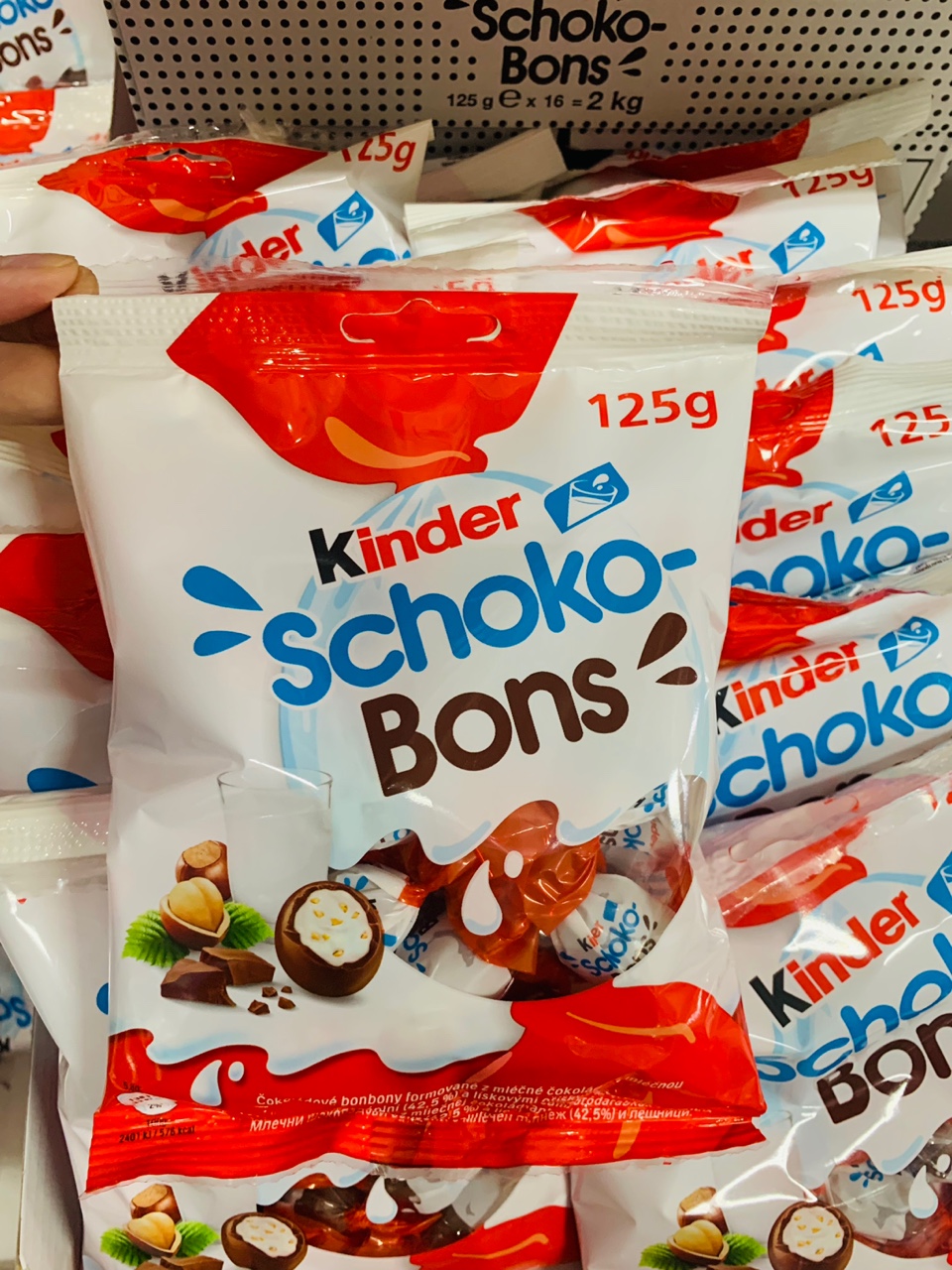 킨더 초코 본스 이미지