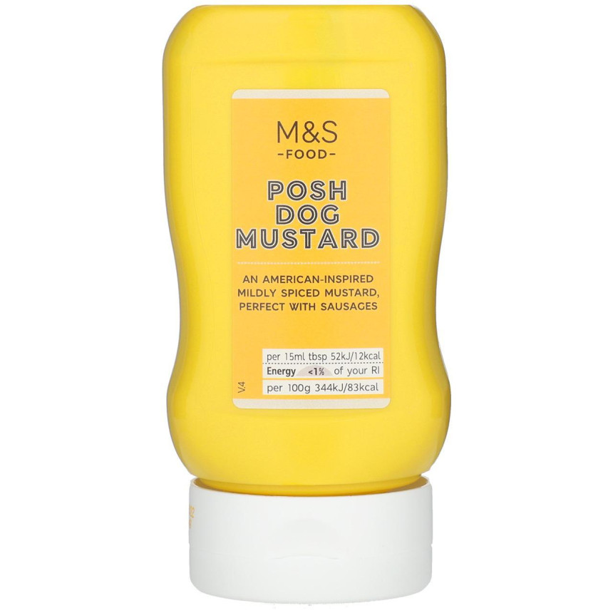 막스앤스펜서 M&S 포쉬 도그 머스타드 핫도그 소스 300g