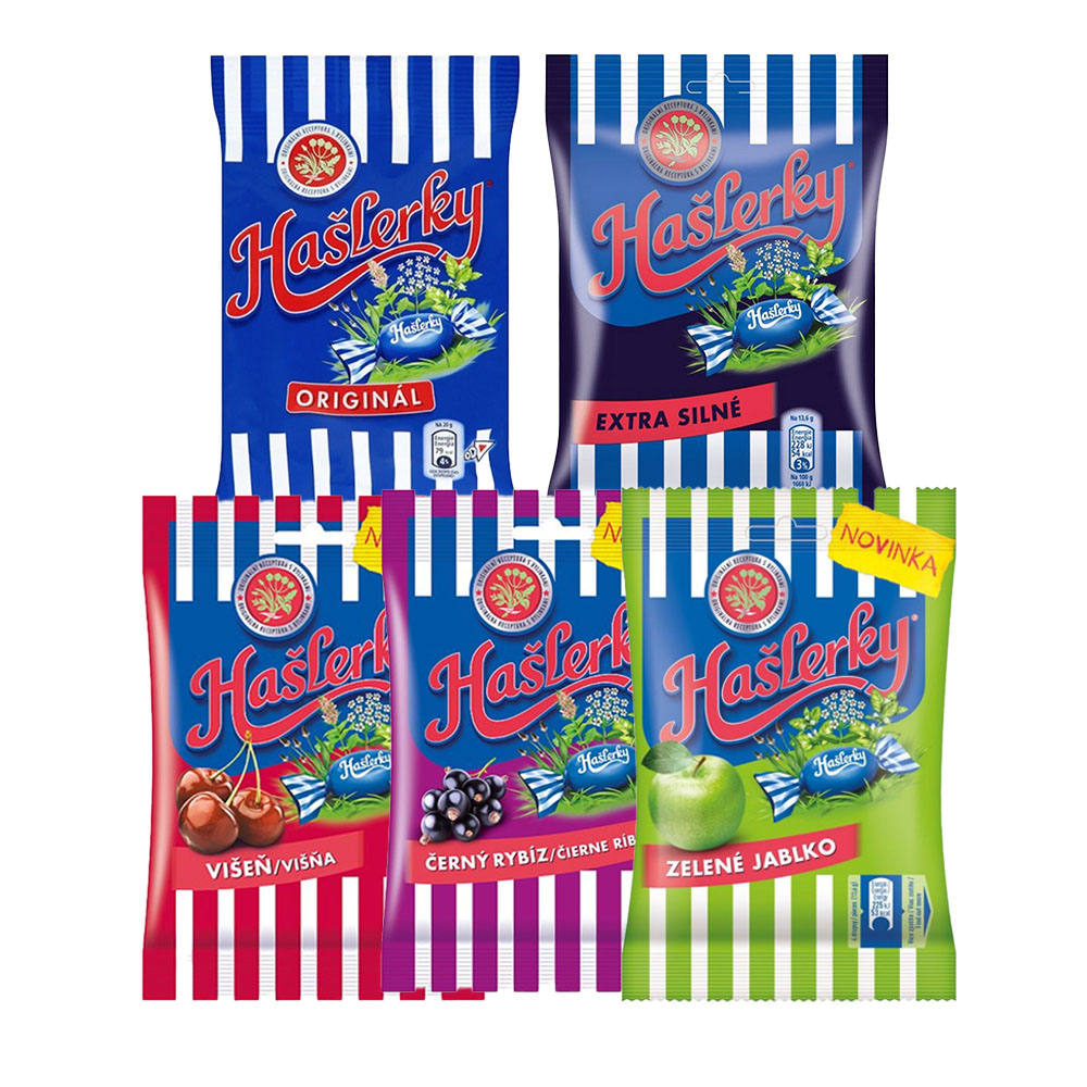 체코 전통 허브 목캔디 Haslerky