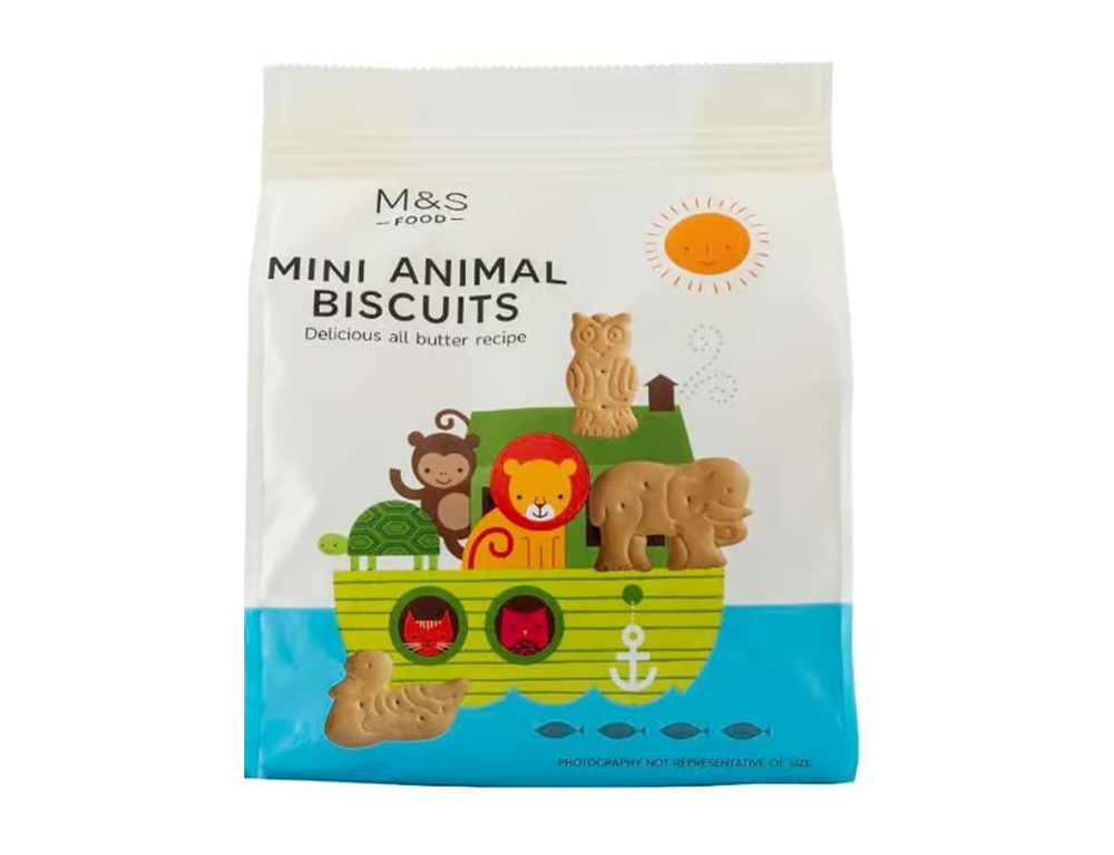 막스앤스펜서 M&S 귀여운 동물 모양의 버터 쿠키