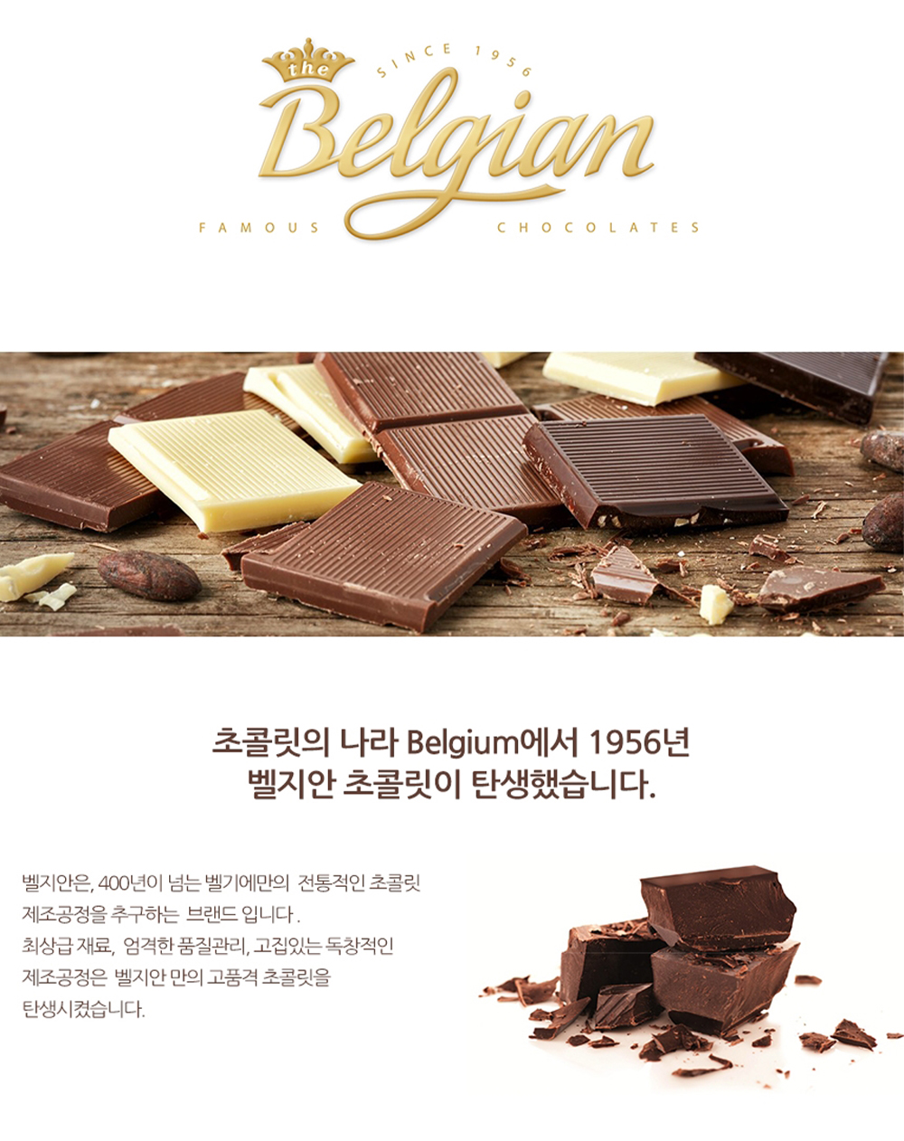 벨지안 씨쉘 하트 초콜릿