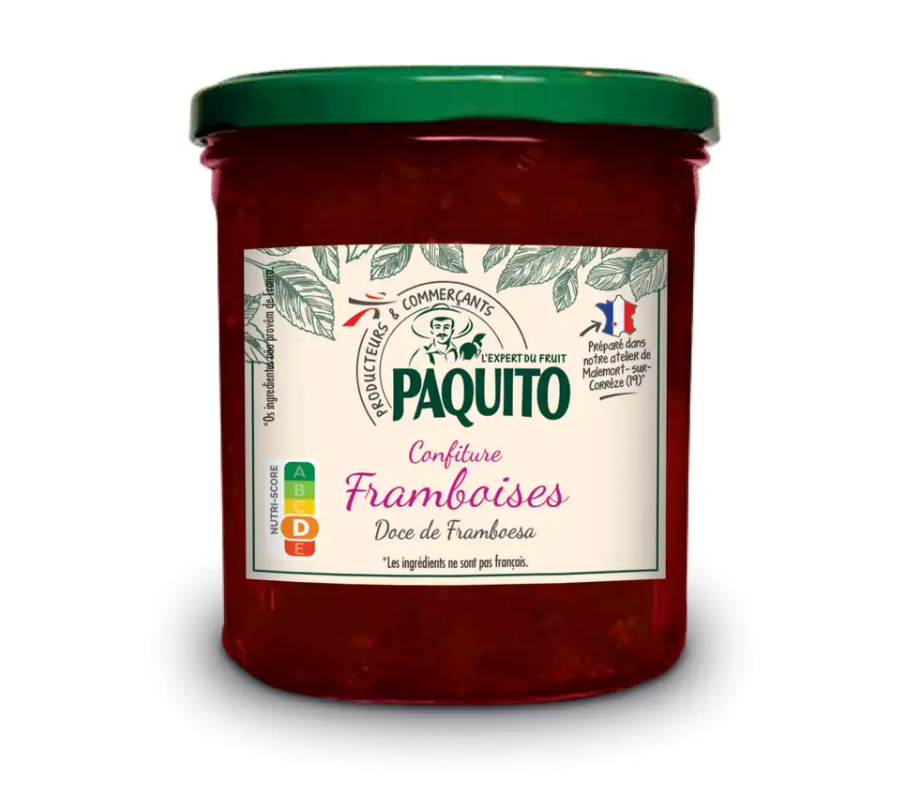 파키토 Paquito 프랑스 맛있는 프리미엄 라즈베리 잼 370g