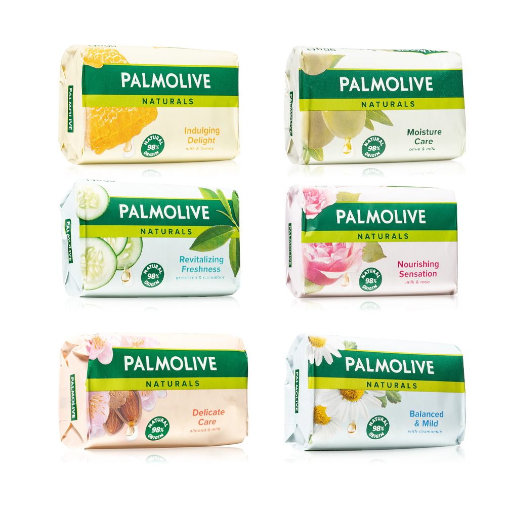 팜올리브 Palmolive 내추럴 비누 - 밀크 앤 로즈 90g