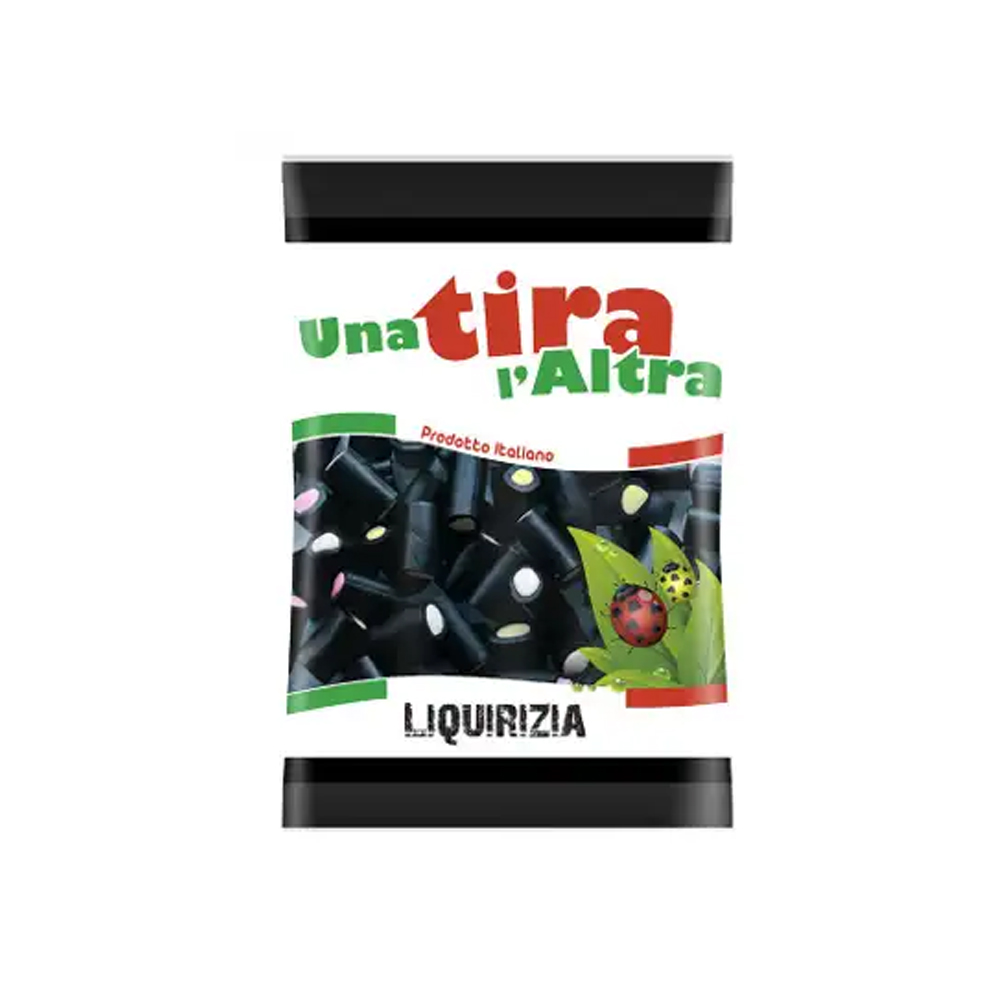 Italian licorice jelly Una Tira l´Altra mini stick 200g