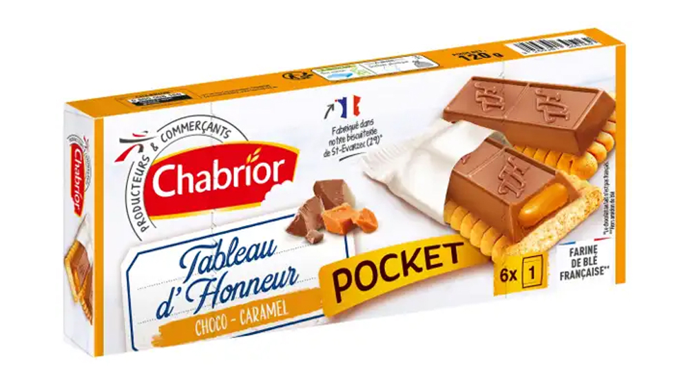 프랑스 과자 샤브리오르 Chabrior 초콜릿 앤 카라멜 포켓 쿠키