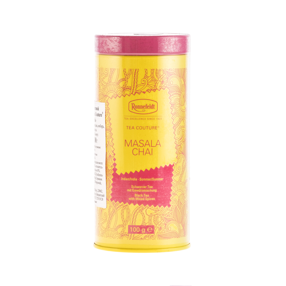 로네펠트 티 COUTURE II Masala Chai 루스티 100g 틴 케이스