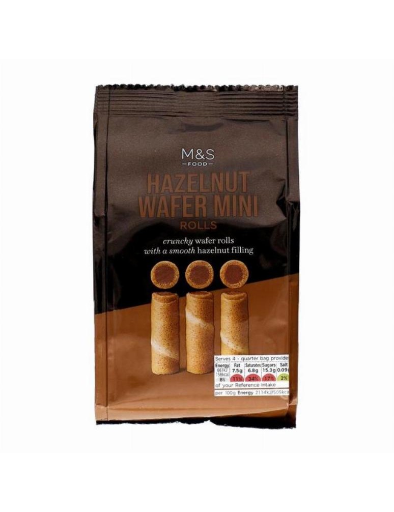 M&S Hazelnut Wafer Roll Mini